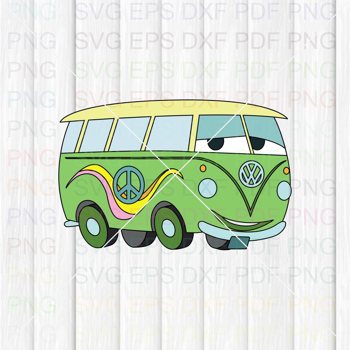 Fillmore Car Cars 021 Svg Dxf Eps Pdf Png Cricut Cutting Etsy UK