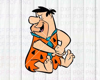 Cricut Clipart Vector Fred Flintstone The Flintstones 2 Svg Dxf Eps Pdf ...