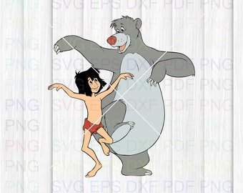 Jungle Boy Files for Cricut Mowgli Vector Child Climbing Rope SVG Svg Boy Climbing Cut Files For Silhouette Mowgli Clipart Dxf,Png,Eps