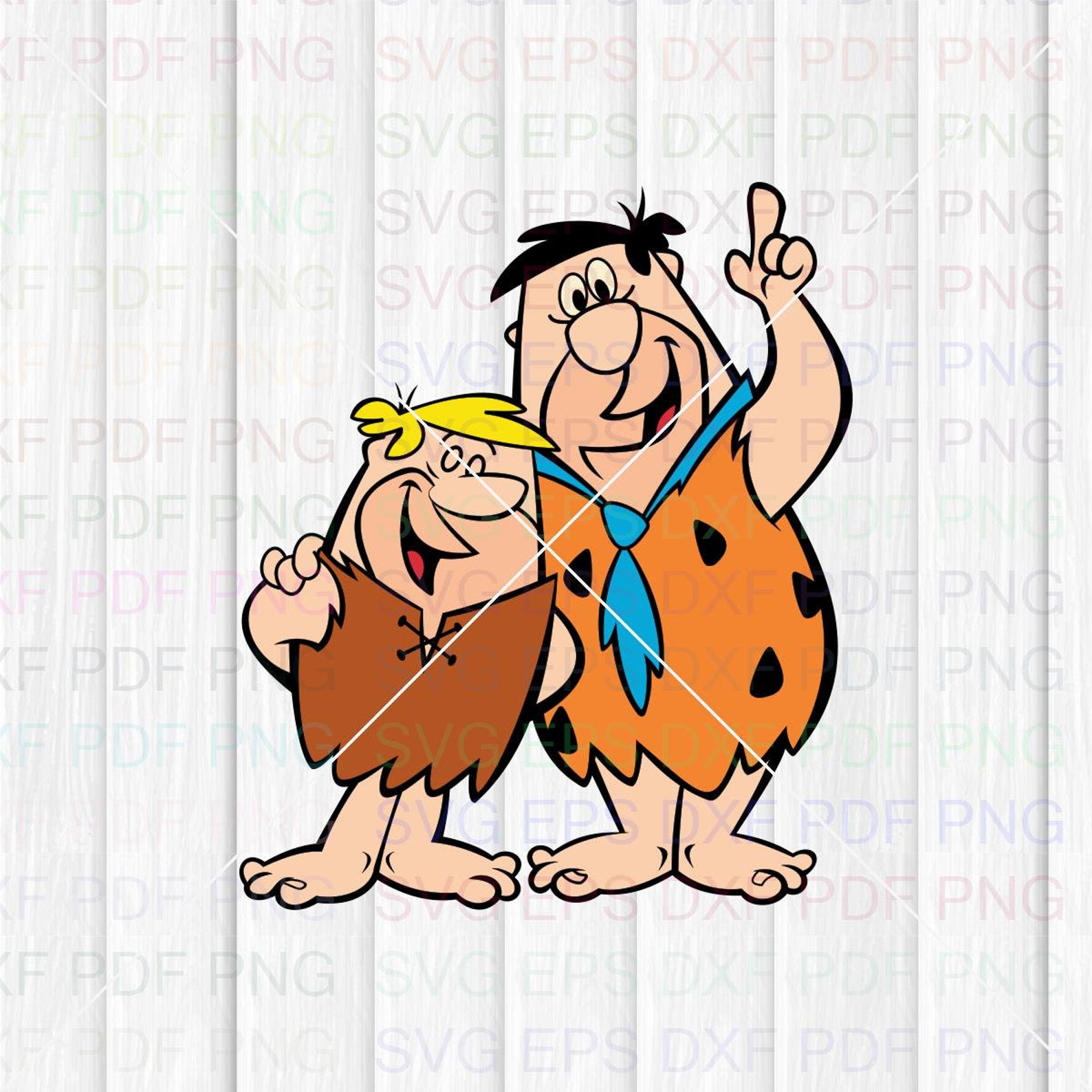 Flintstones 025 Svg Dxf Eps Pdf Png Cricut Cutting File - Etsy