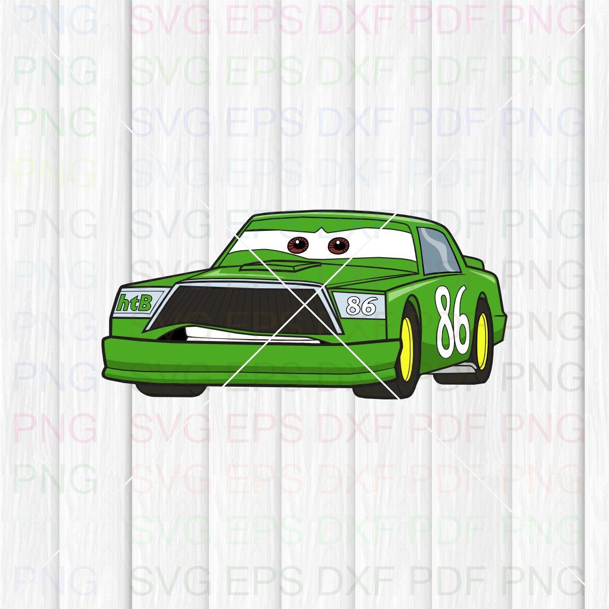Chick Hicks Car Cars 004 Svg Dxf Eps 