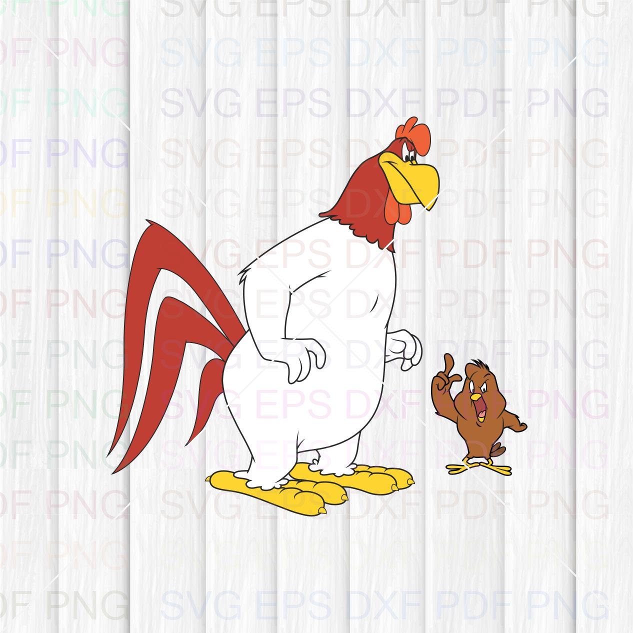 Foghorn Leghorn 021 Svg Dxf Eps Pdf Png Cricut Schnittdatei - Etsy.de
