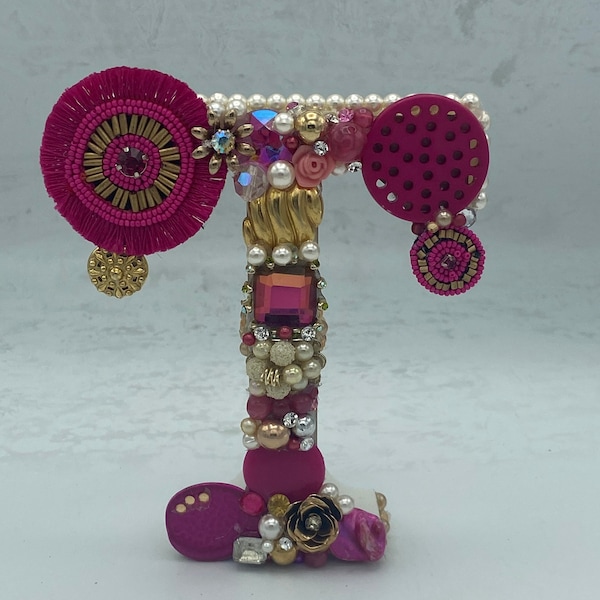 Letter T Standing Letter Etsy