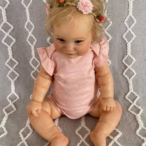 Maddie Cute Girl Doll, Reborn Toddler Popular, Doll with Rooted Blonde hair Soft Cuddle Body , Christmas Gift, shops Lifelike Baby, Bountiful Baby