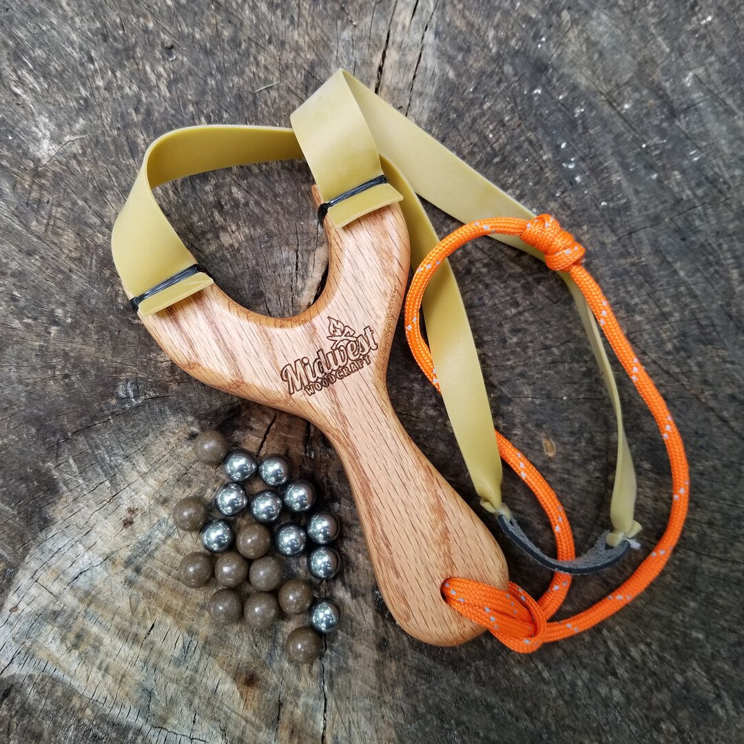 Wooden Slingshot Oak Slingshot hunter Slingshot Etsy