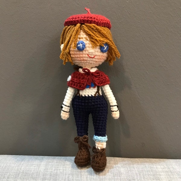 Edgar The Painter - Survival Game Horror Crochet Amigurumi - exellent craftmanship