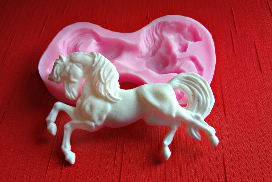 Silicone mold the Horse Left Etsy