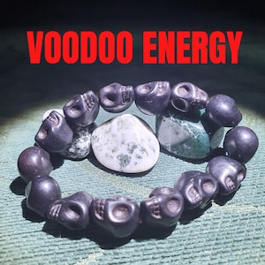 Voodoo bracelet, magic amulet, talisman, protection spell, destruction spell