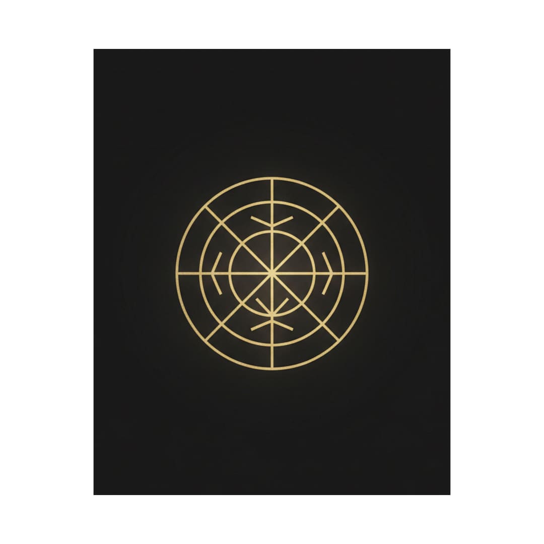 Abundance Sigil - Symbolic Ritual Art Print | Spiritual Wall Art ...
