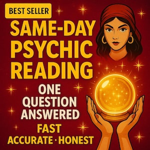 Same-Day Psychic Reading - Accurate, Honest, One Question Answered Quickly