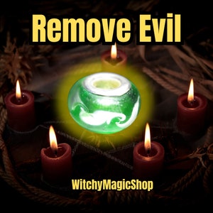 Black Magic Removal Necklace, Powerful Protection Talisman Against Evil Energy, Curses & Hexes, Personalized Aura Cleansing Charm