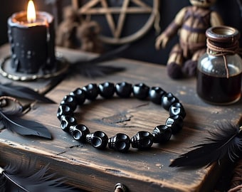 Voodoo bracelet, magic amulet, talisman, protection spell, destruction spell