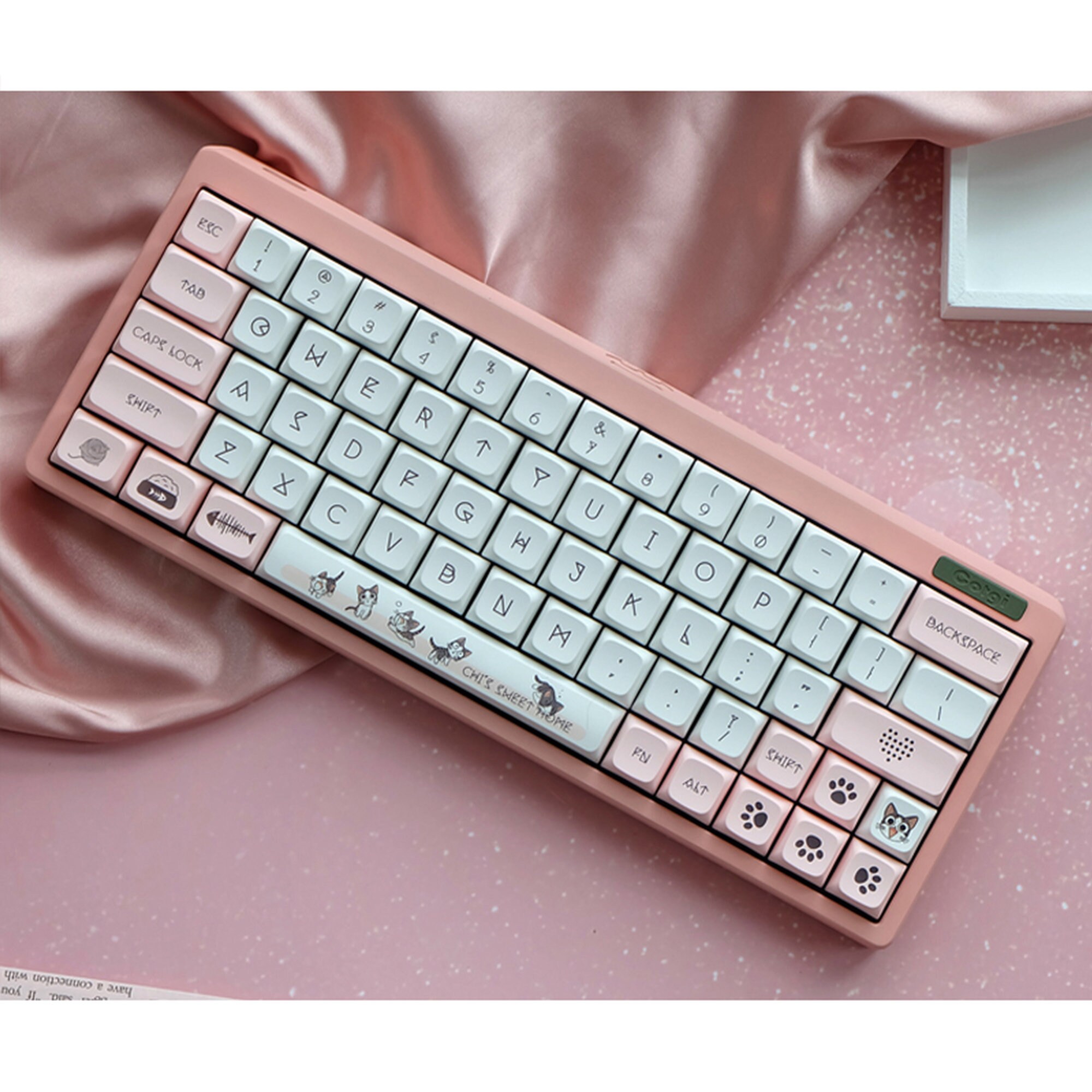 Cheese Cat Dye Sublimation PBT Full Size XDA Profile Keycaps Etsy Australia