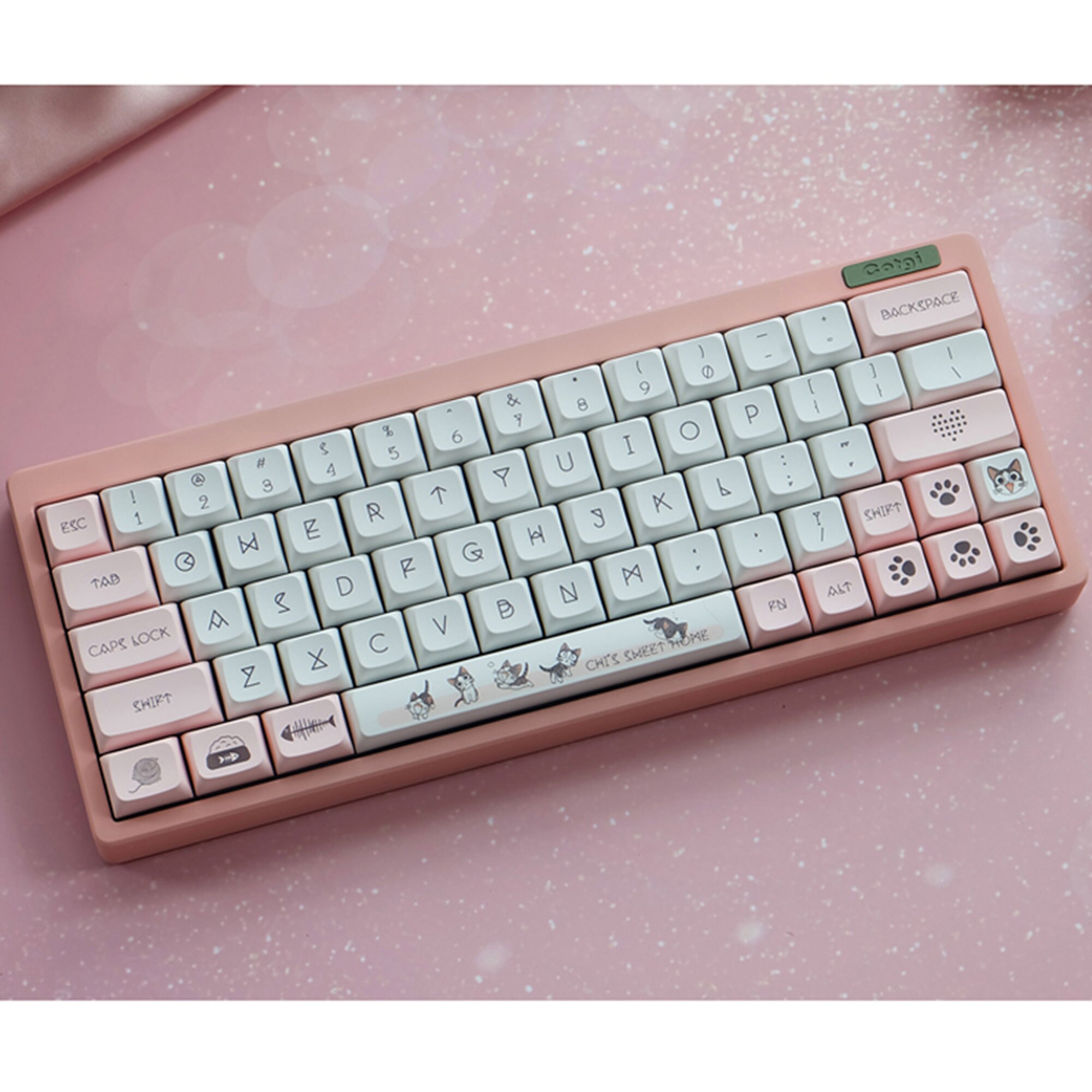 Cheese Cat Dye Sublimation PBT Full Size XDA Profile Keycaps Etsy Australia