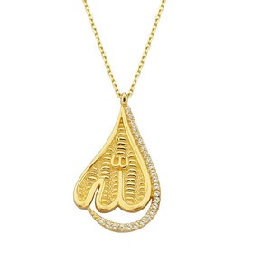 Allah Anhänger: Islamischer Schmuck mit Cubic Zirkonia