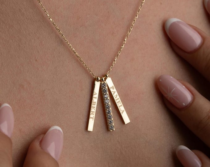 14K Gold Name Necklace