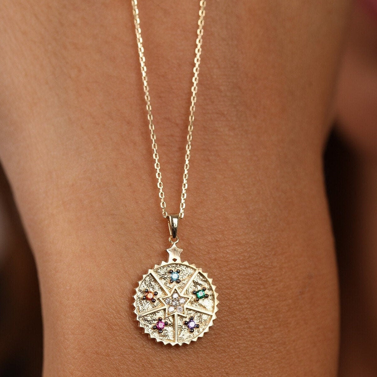 14k Gold Petite Compass Necklace – Cape Cod Jewelers
