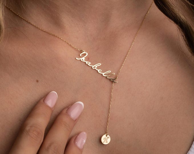 14K Gold Name Necklace