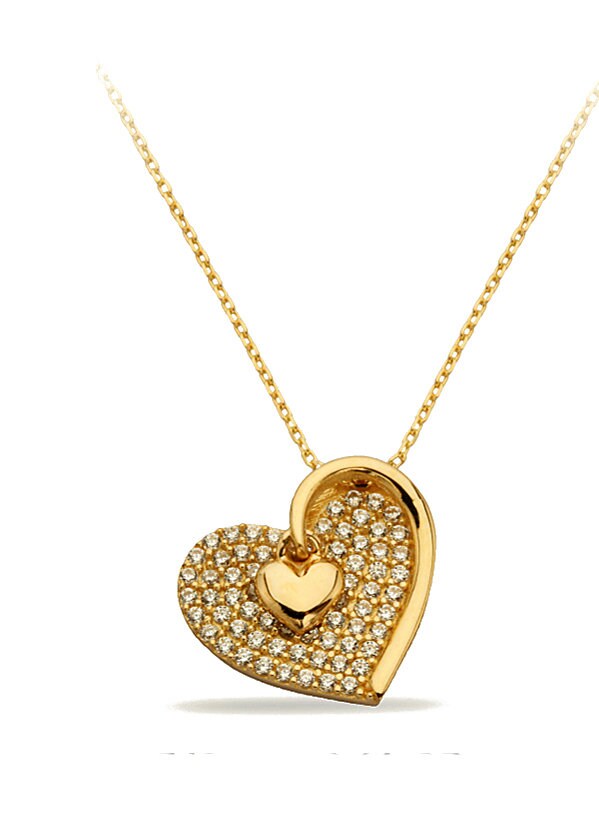 Full Heart Yellow Gold, Valentine's Day Jewelry | Catbird