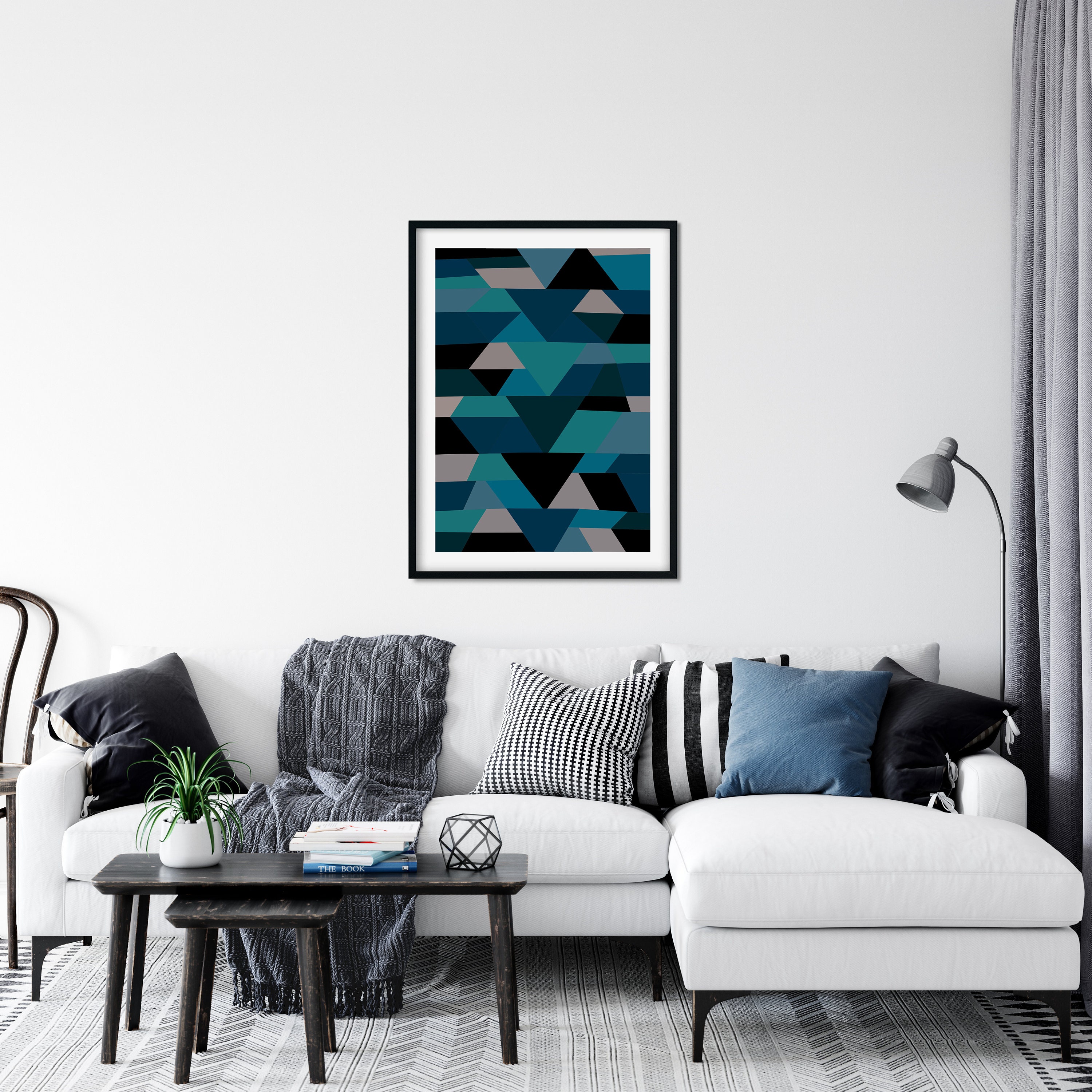 Geometric Wall Art 3 DIGITAL DOWNLOAD Wall Art Colorful Etsy