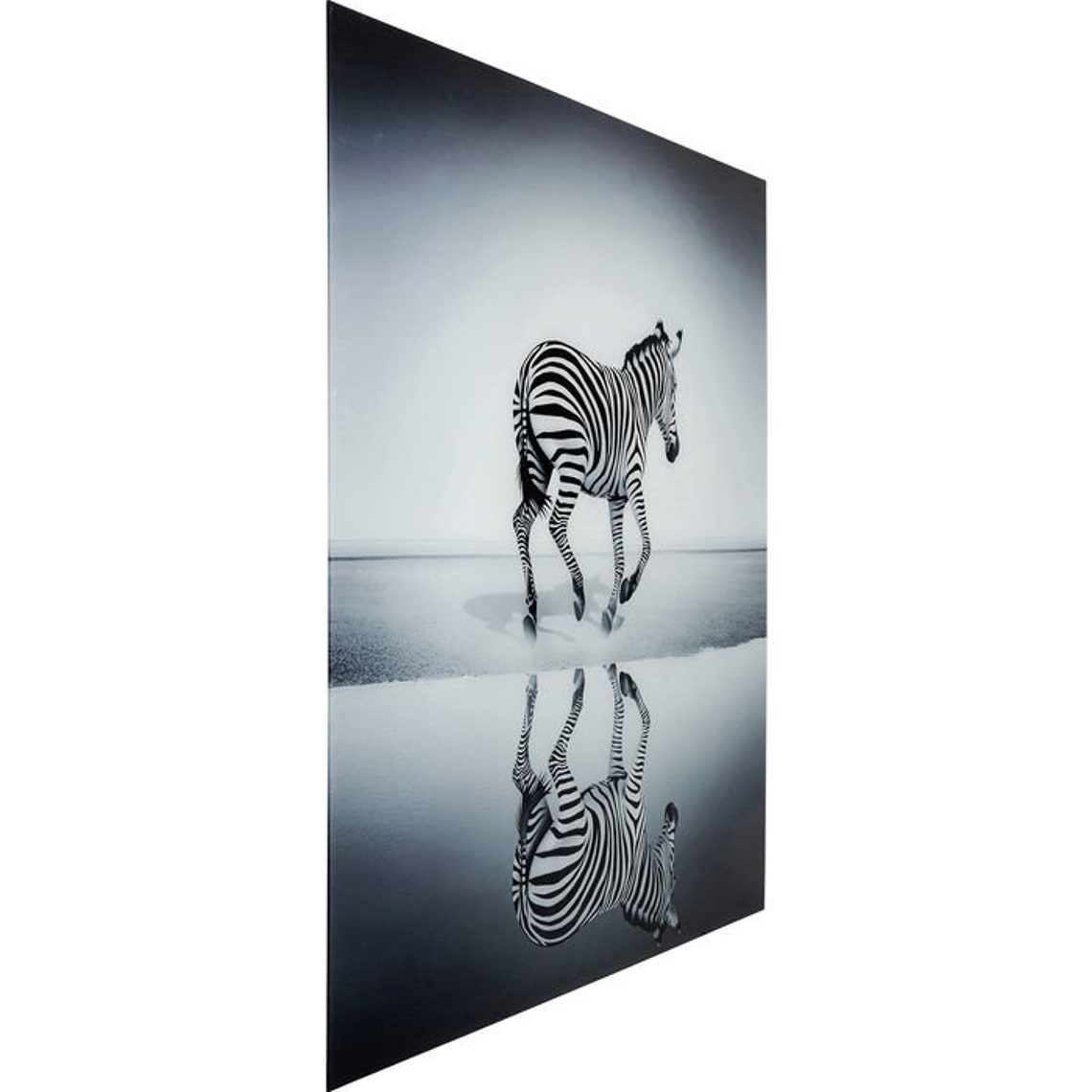 Zebra Fascinate CustomMade Glass Picture Wall Art Image Etsy