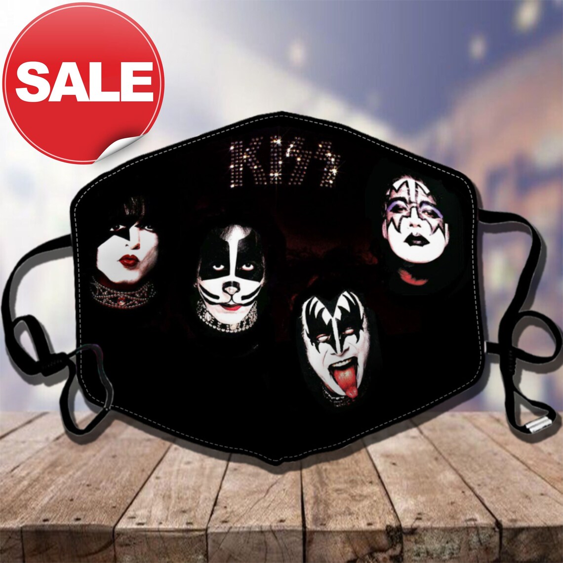 Kiss Rock Band's masks are reusable Mask For All Ages Etsy