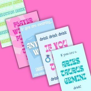 That’s the Spirit Drinking Card Game! | Digital Download | Perfect for pre-drinks, parties and celebrations | 40+ Cards!
