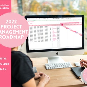Project Management Roadmap Executives & Stakeholders will appreciate you for | Google Sheet Template| Colorblind-friendly Design