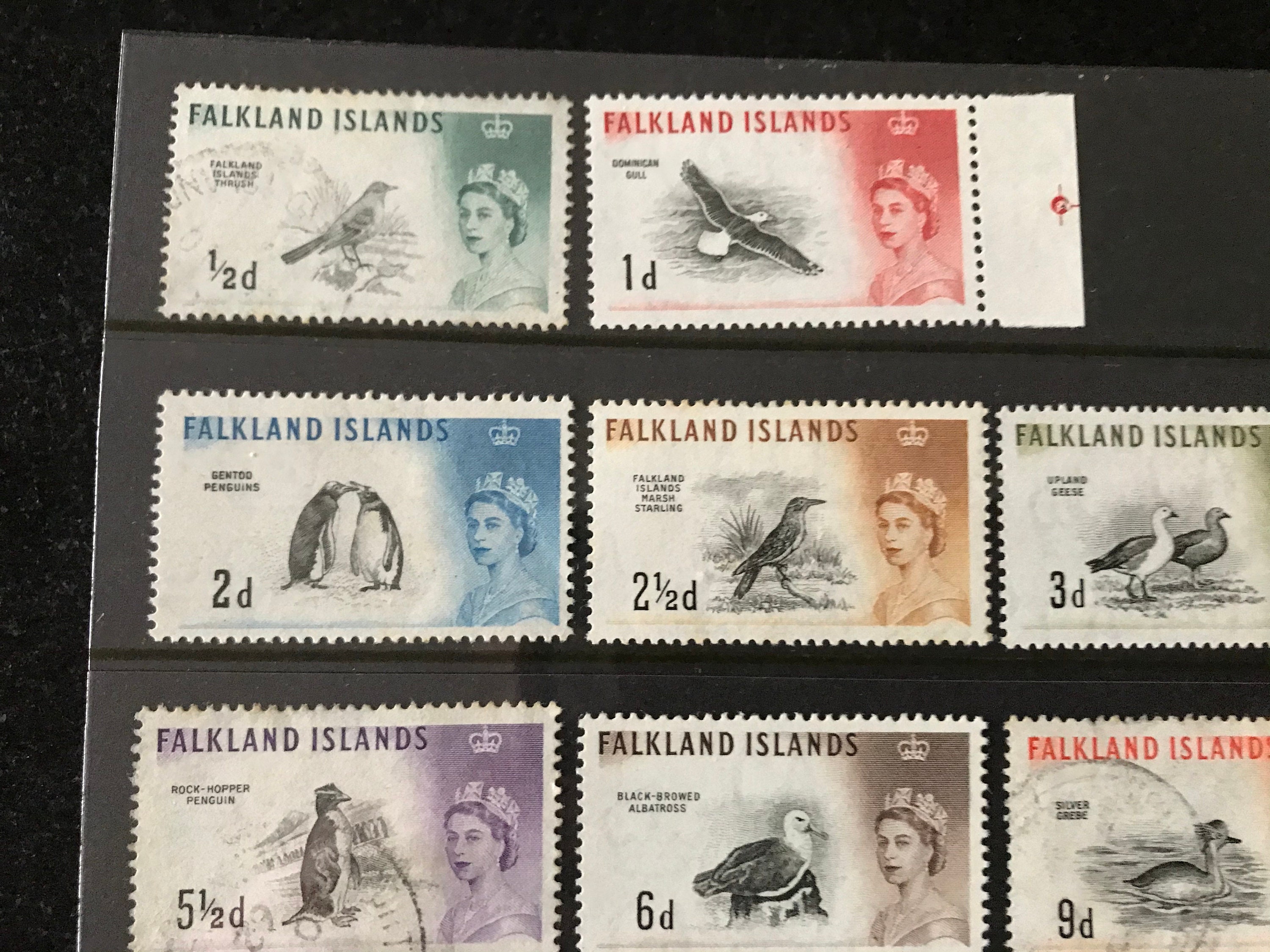 Vintage Stamps Falkland Islands 1960 Etsy UK