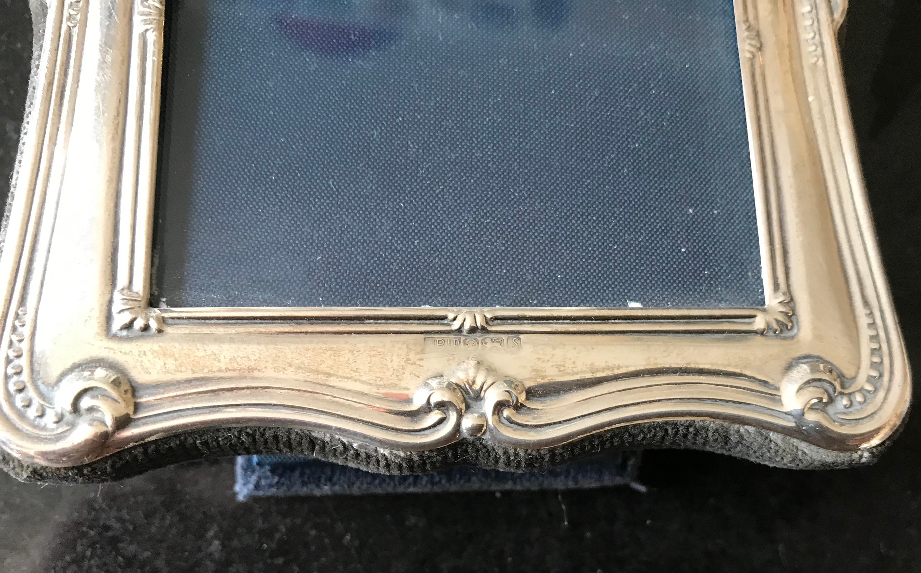 Vintage silver picture frame hallmark for 1992 Etsy