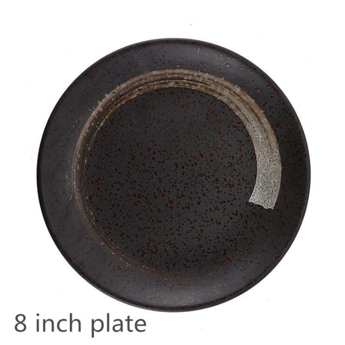 Black Japanese Style Tableware Set ceramic plates Etsy