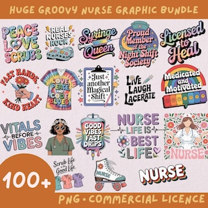 Paquete de más de 110 diseños de enfermeras PNG, paquete de enfermeras PNG, paquete de enfermeras coquetas, clipart de enfermería Peace Love, educación de enfermeras PNG, descarga digital