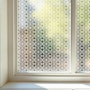 Frosted Privacy Window Film, Privacy Window Film, Patterned Privacy Window Film, Window Film, Patterned Window Vinyl, Static Cling