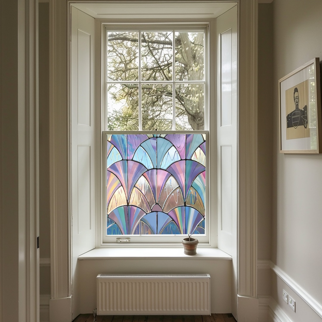 Art Deco Window Film, Privacy Window Film, Window Film, Decorative ...