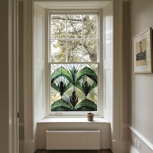 Art Deco Window Film, Privacy Window Film, Window Film, Decorative Window Film, Patterned Window Film, Coloured Window Film, Stained Glass