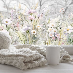 Película para ventanas con privacidad, película estática para ventanas, película para ventanas, vinilo estampado para ventanas, película estática para ventanas, película floral para ventanas