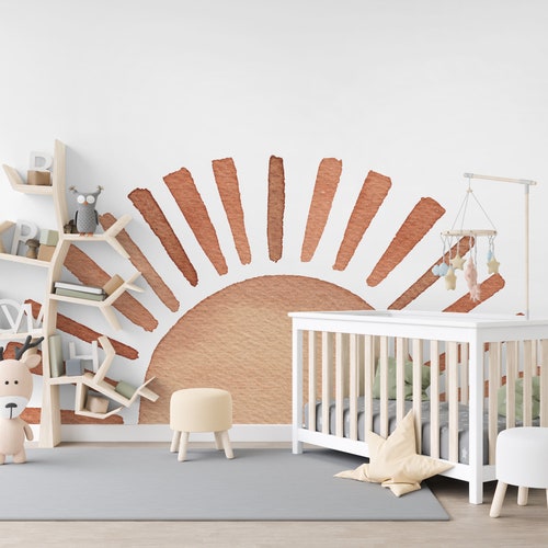 Rising Sun Wall Decalwall Stickers for Kids Bedroom Etsy