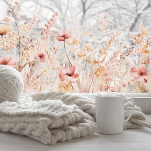 Película para ventanas con privacidad, película estática para ventanas, película para ventanas, vinilo estampado para ventanas, película estática para ventanas, película floral para ventanas