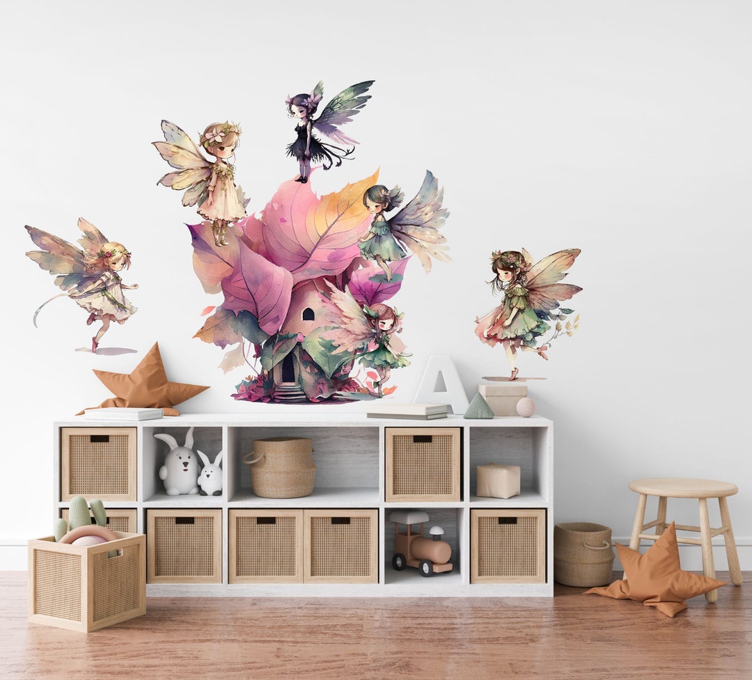 Fairy Wall Stickers Fairy Wall Art Fairy Wall Decals - Etsy