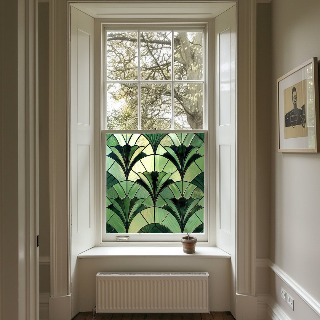 Art Deco Window Film, Privacy Window Film, Window Film, Decorative ...
