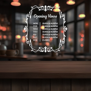 Custom Static Cling Business Window Stickers, Retail Window Decals, Retail Window Signage, Window Signage, Shop Window Signage, Custom Logos