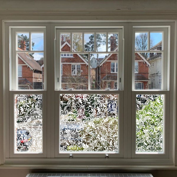 Simple Elegance: Discover the Perfect Blend of Privacy and Decor with our Patterned Privacy Window Films"