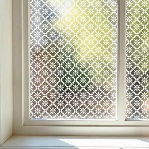 Gemusterter Sichtschutz-Fensterfilm, Static Cling