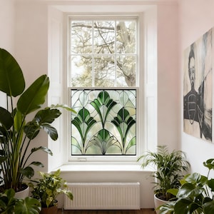 Pellicola per vetri Art Déco, stile vetrate geometriche