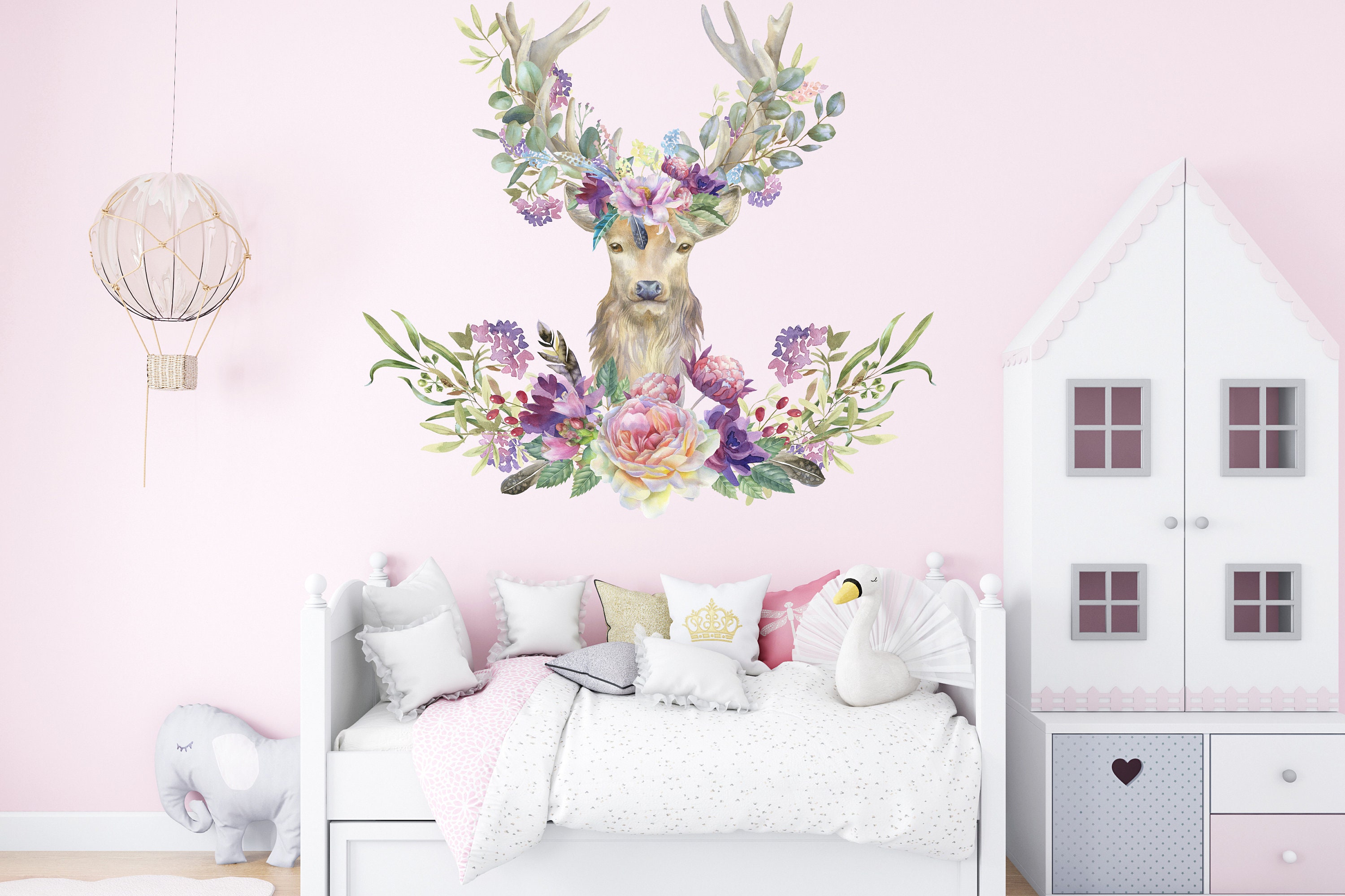 Woodland Nursery Decor In The UK Nursery wall décor Boho