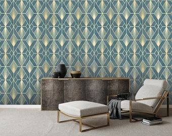 Art Deco Wallpaper - Etsy UK