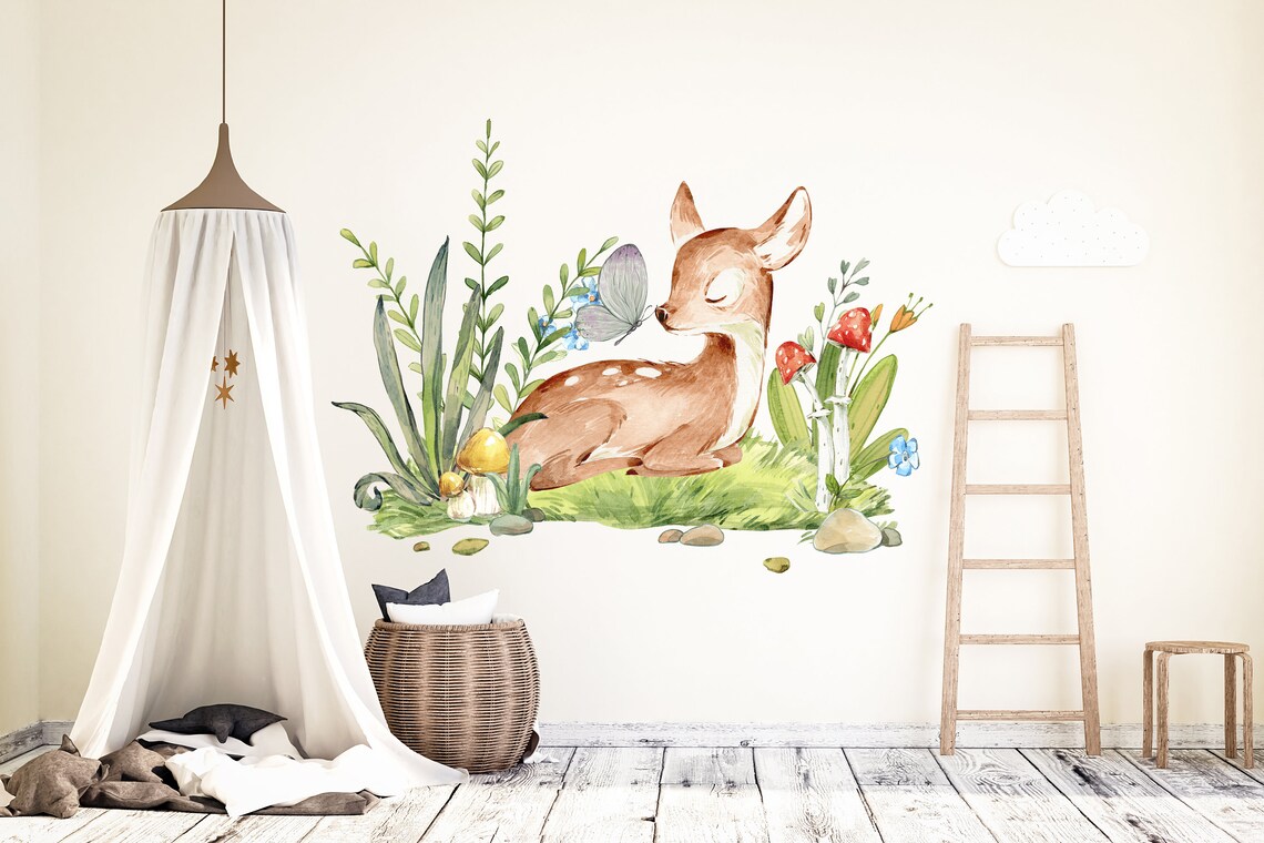 Nursery Wall Stickers Nursery Stickers Girls Wall Stickers Etsy UK