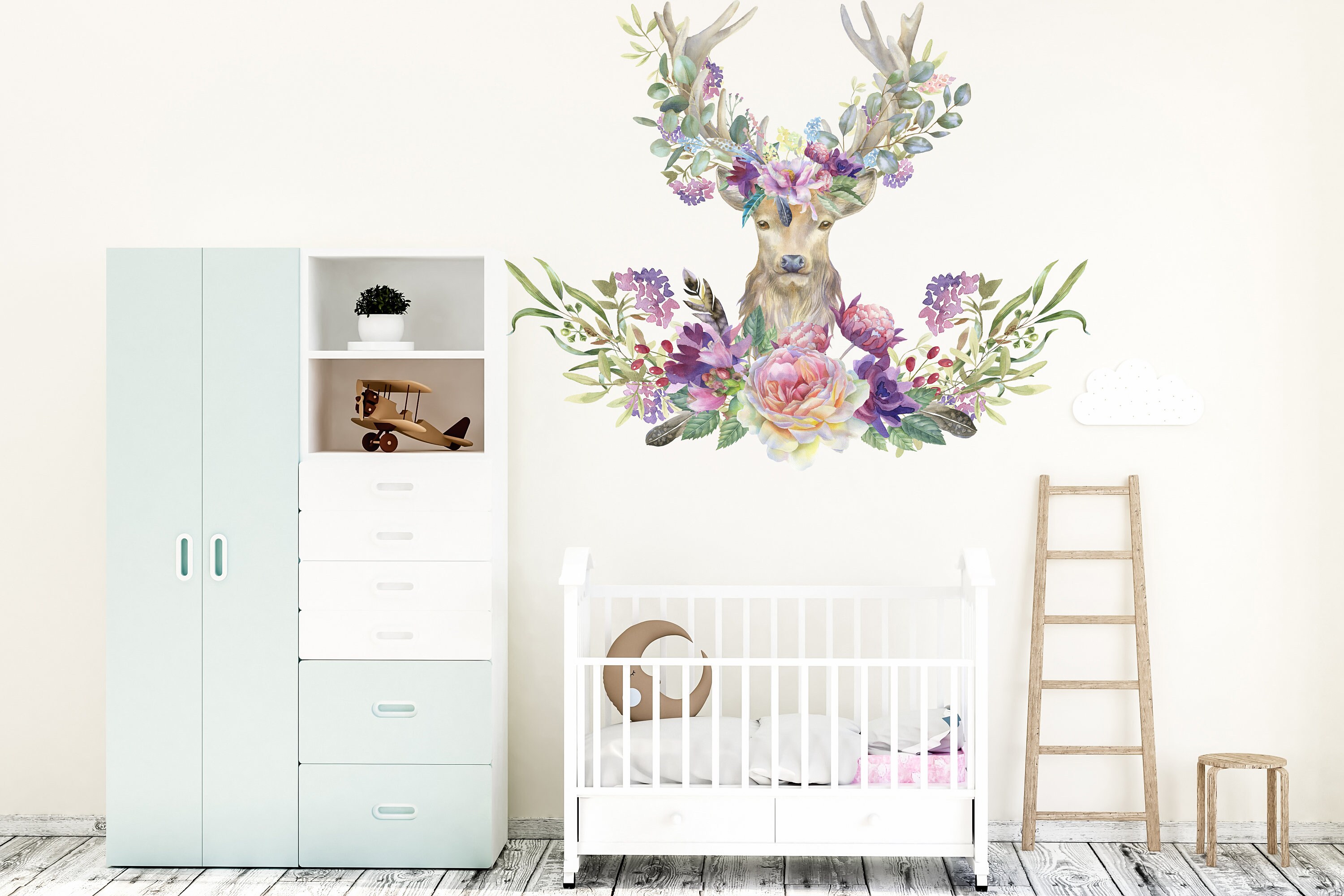 Woodland Nursery Decor In The UK Nursery wall décor Boho