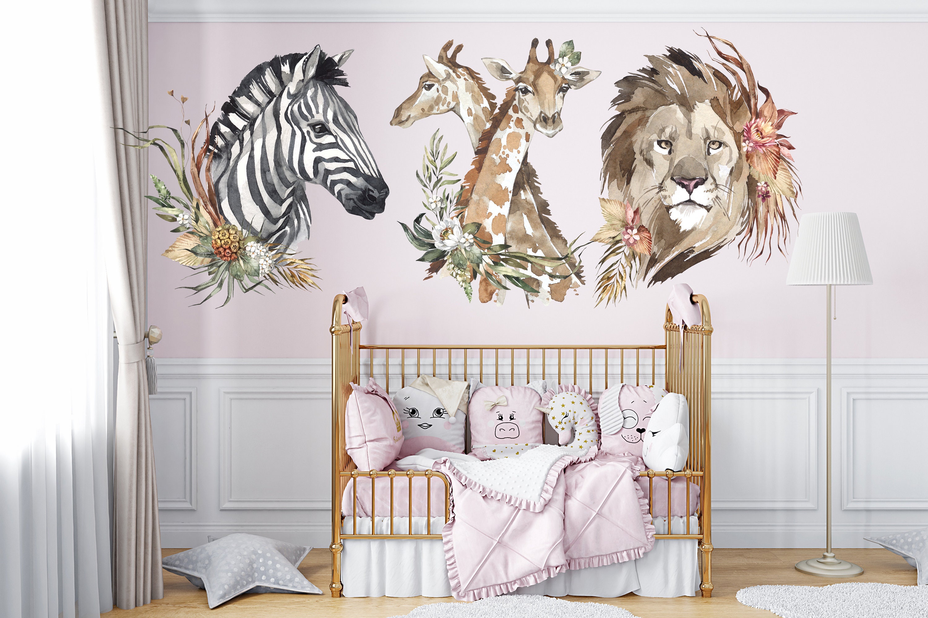 Nursery Wall Stickers Safari Nursery Decor Safari wall Etsy