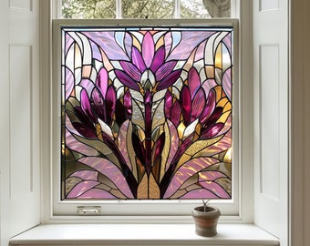 Art Deco Window Film, Privacy Window Film, Window Film, Decorative Window Film, Kitchen Window Film, Bathroom Window Film, Stained Glass